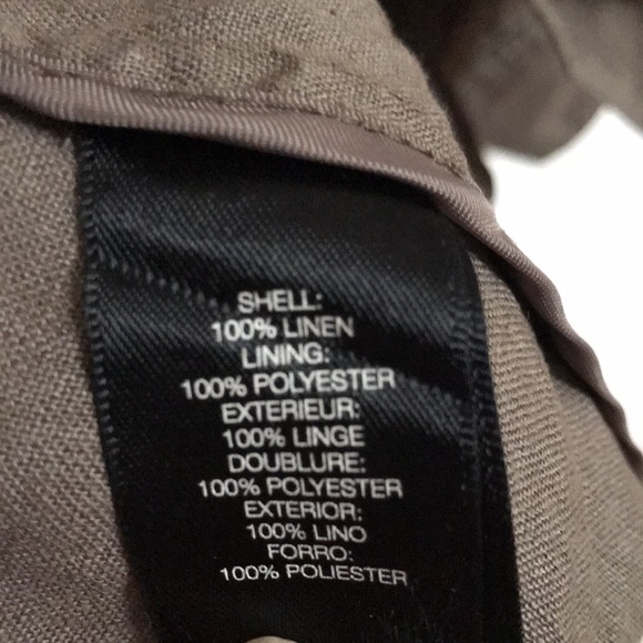 Khaki linen jacket - Picture 6 of 6